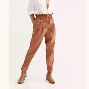 Free People Cinnamon Margate Pleated Trouser XS